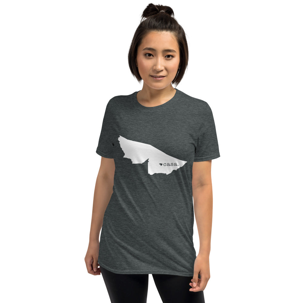 Acre Brazil White Map Unisex T-Shirt