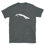 Cuba White Map Unisex T-Shirt