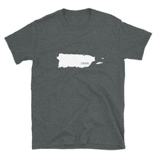 Load image into Gallery viewer, Puerto Rico White Map Unisex T-Shirt
