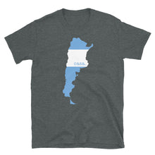 Load image into Gallery viewer, Argentina Flag Map Unisex T-Shirt
