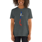 Chile Flag Map Unisex T-Shirt