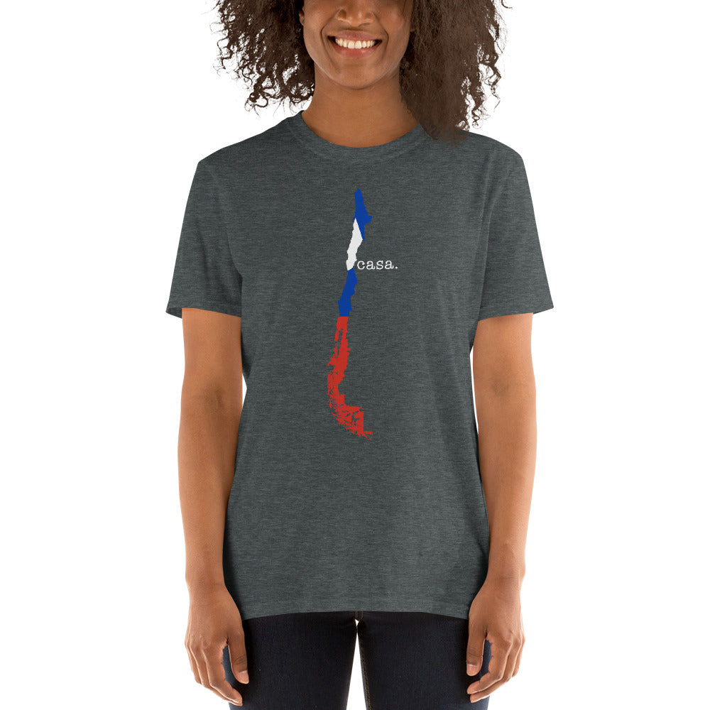 Chile Flag Map Unisex T-Shirt