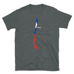 Chile Flag Map Unisex T-Shirt