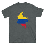 Colombia Flag Map Unisex T-Shirt