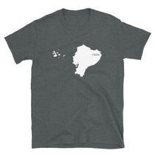 Load image into Gallery viewer, Ecuador White Map Unisex T-Shirt
