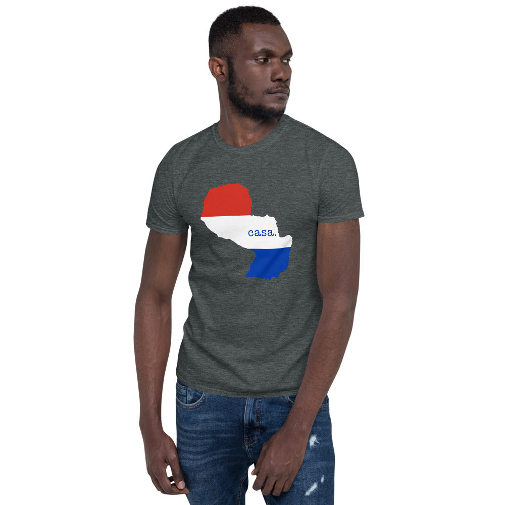 Paraguay Flag Map Unisex T-Shirt