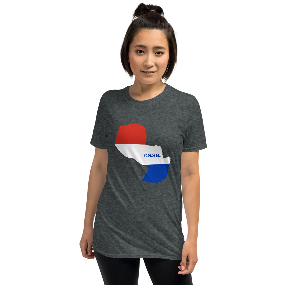 Paraguay Flag Map Unisex T-Shirt