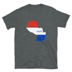 Paraguay Flag Map Unisex T-Shirt