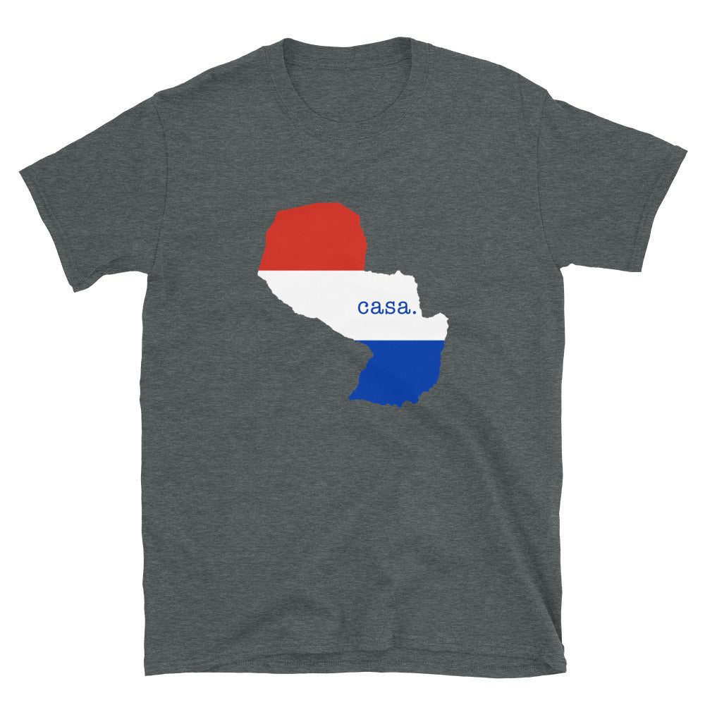 Paraguay Flag Map Unisex T-Shirt