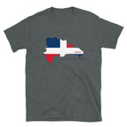 Dominican Republic Flag Map Unisex T-Shirt