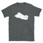 El Salvador White Map Unisex T-Shirt