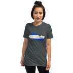 El Salvador Flag Map Unisex T-Shirt