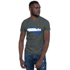 El Salvador Flag Map Unisex T-Shirt