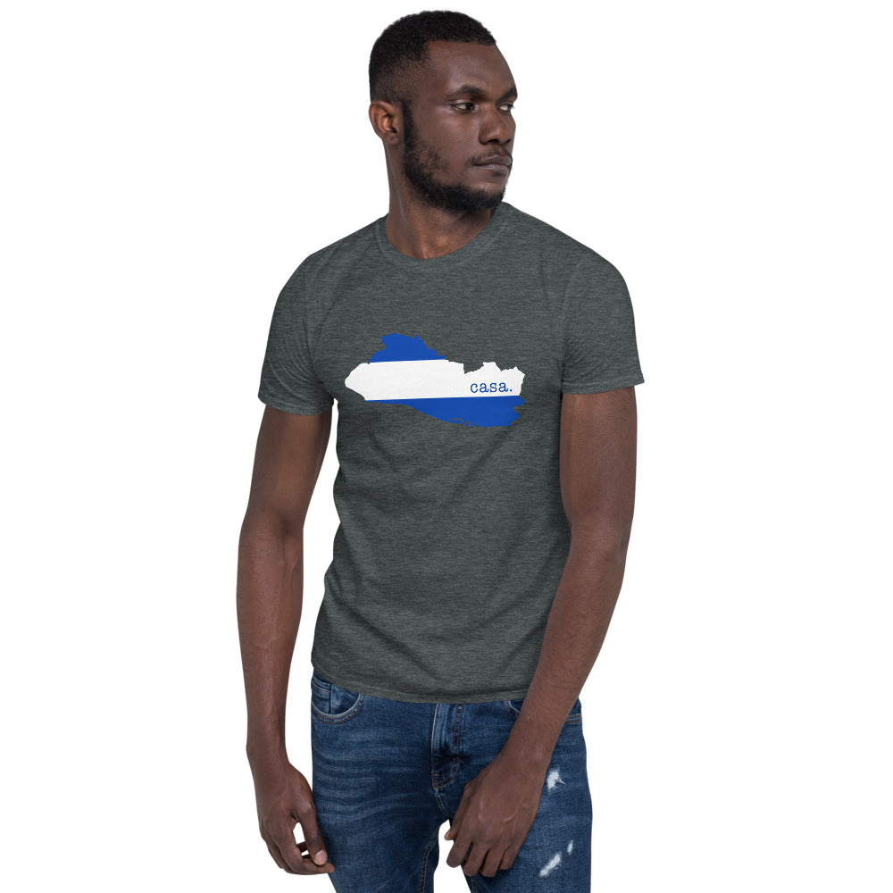 El Salvador Flag Map Unisex T-Shirt