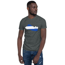 Load image into Gallery viewer, El Salvador Flag Map Unisex T-Shirt
