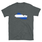 El Salvador Flag Map Unisex T-Shirt