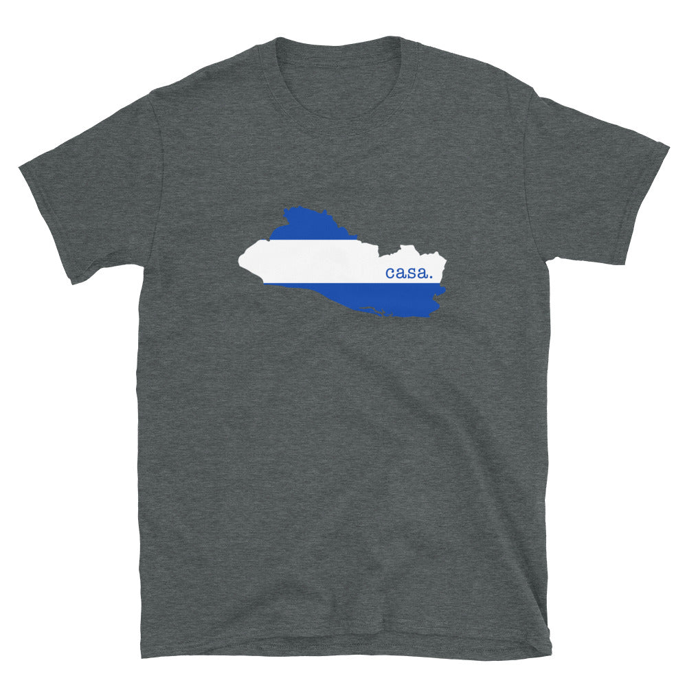 El Salvador Flag Map Unisex T-Shirt