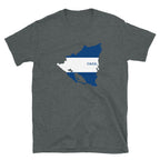 Nicaragua Flag Map Unisex T-Shirt