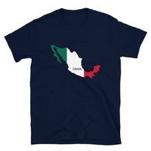 Load image into Gallery viewer, Mexico Map Flag Colors Unisex T-Shirt
