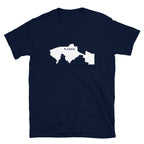Tabasco Mexico White Map Unisex T-Shirt