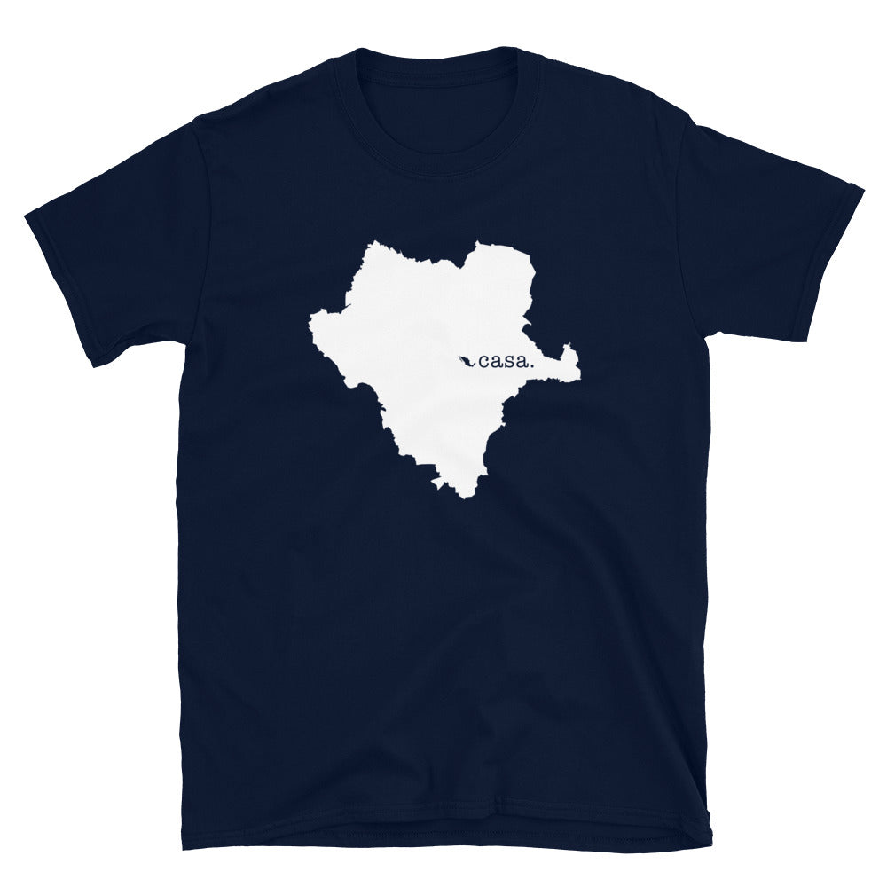 Durango Mexico White Map Unisex T-Shirt