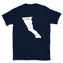 Load image into Gallery viewer, Baja California Mexico White Map Unisex T-Shirt
