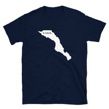 Load image into Gallery viewer, Baja California Sur Mexico White Map Unisex T-Shirt
