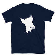 Load image into Gallery viewer, Roraima Brazil White Map Unisex T-Shirt
