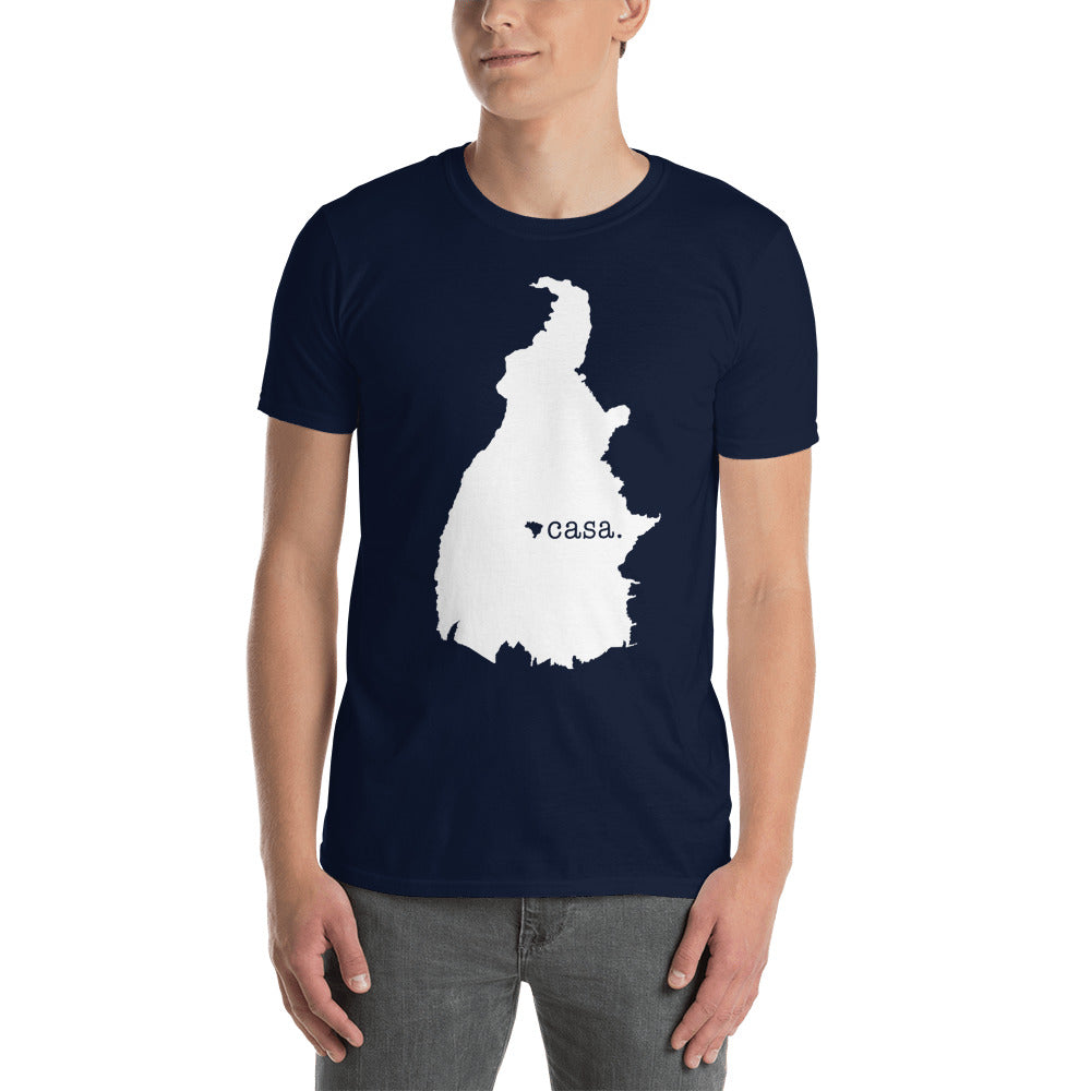 Tocantins Brazil White Map Unisex T-Shirt