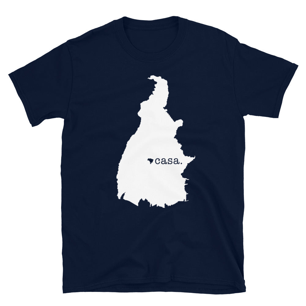 Tocantins Brazil White Map Unisex T-Shirt