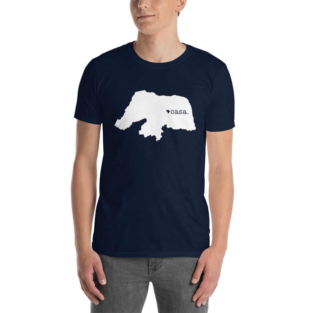 Rio Grande do Norte Brazil White Map Unisex T-Shirt