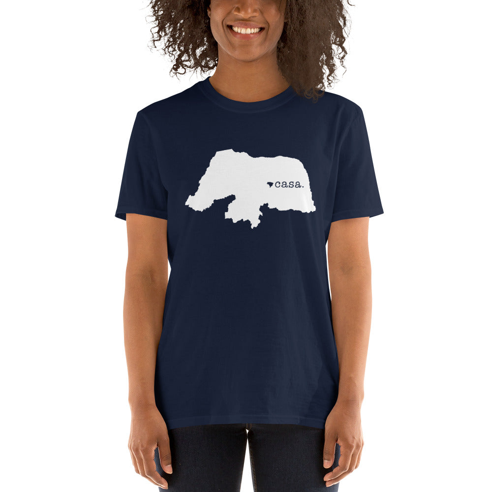 Rio Grande do Norte Brazil White Map Unisex T-Shirt
