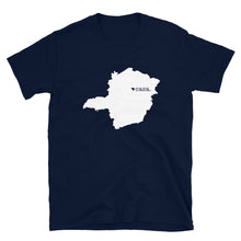 Load image into Gallery viewer, Minas Gerais Brazil White Map Unisex T-Shirt
