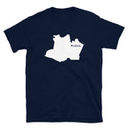Amazonas Brazil White Map Unisex T-Shirt