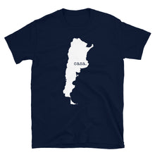 Load image into Gallery viewer, Argentina White Map Unisex T-Shirt
