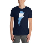 Argentina Flag Map Unisex T-Shirt