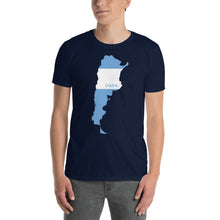 Load image into Gallery viewer, Argentina Flag Map Unisex T-Shirt
