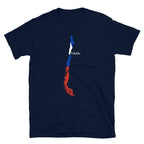 Chile Flag Map Unisex T-Shirt