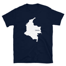 Load image into Gallery viewer, Colombia White Map Unisex T-Shirt
