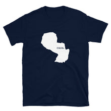 Load image into Gallery viewer, Paraguay White Map Unisex T-Shirt
