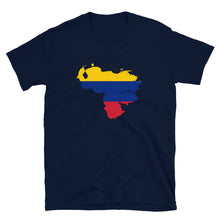 Load image into Gallery viewer, Venezuela Flag Map Unisex T-Shirt
