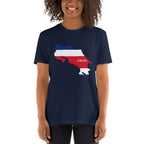 Costa Rica Flag Map Unisex T-Shirt