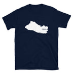 El Salvador White Map Unisex T-Shirt