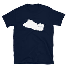 Load image into Gallery viewer, El Salvador White Map Unisex T-Shirt
