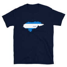 Load image into Gallery viewer, Honduras Flag Map Unisex T-Shirt
