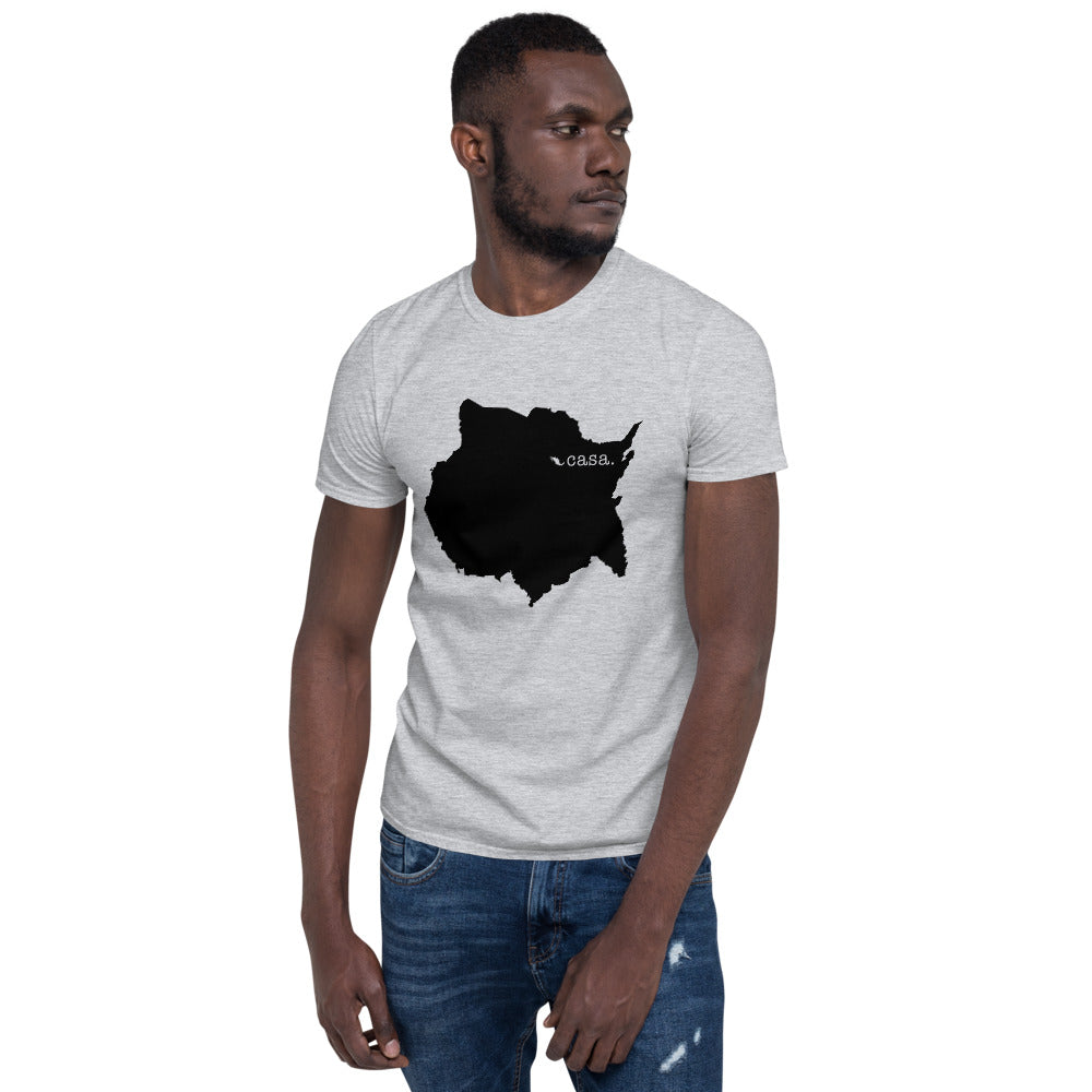 Morelos Mexico Black Map Unisex T-Shirt