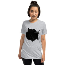 Load image into Gallery viewer, Morelos Mexico Black Map Unisex T-Shirt
