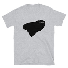 Load image into Gallery viewer, Yucatan Mexico Black Map Unisex T-Shirt
