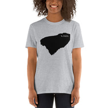 Load image into Gallery viewer, Yucatan Mexico Black Map Unisex T-Shirt
