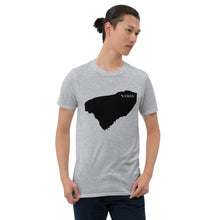 Load image into Gallery viewer, Yucatan Mexico Black Map Unisex T-Shirt
